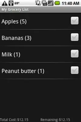 Shopping List Plus android App screenshot 0